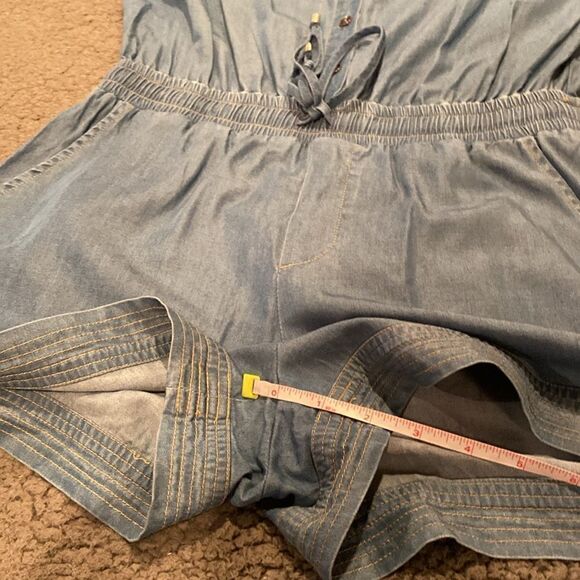 Morgan Claire Lightweight Romper Long Sleeves Size Small Junper - Picture 9 of 11